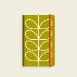 Small Notebook - Linear Stem Olive