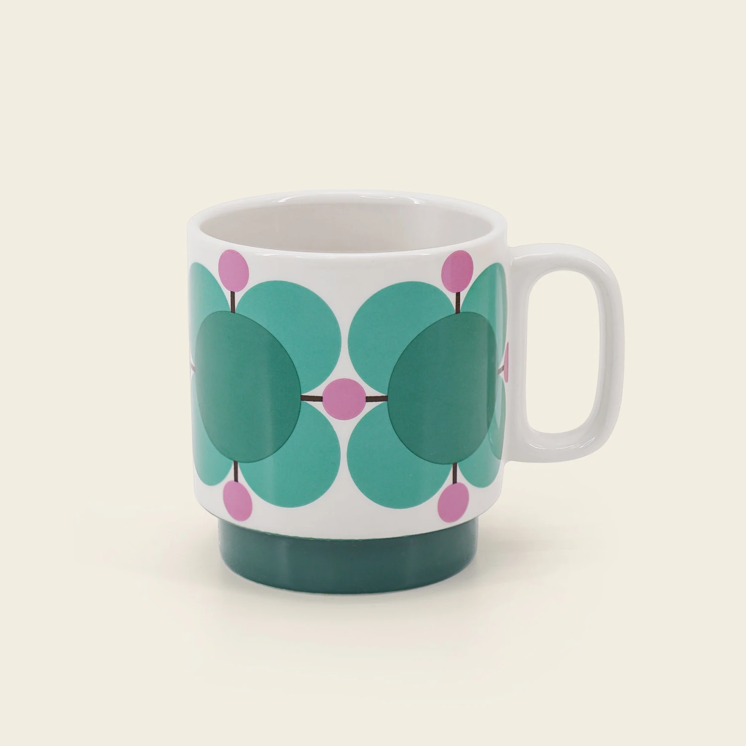Stackable Large Mug Set Of 6 - Atomic Flower - Image 6