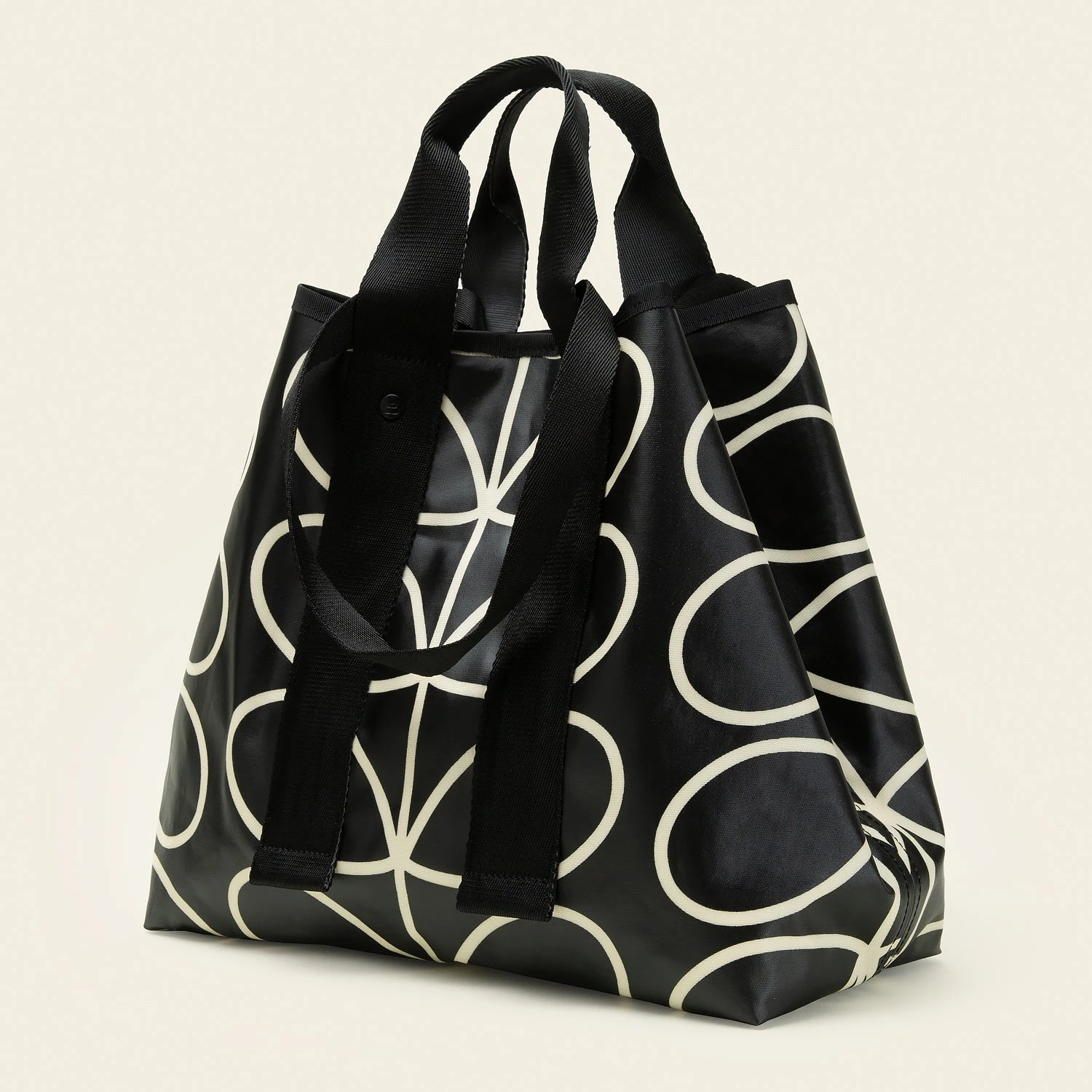Carryall Basic Large Tote - Linear Stem Liquorice - Image 3