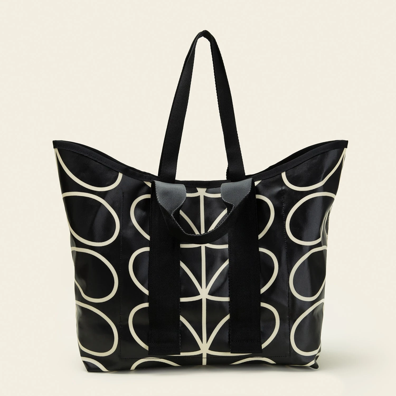 Carryall Basic Large Tote - Linear Stem Liquorice - Image 4