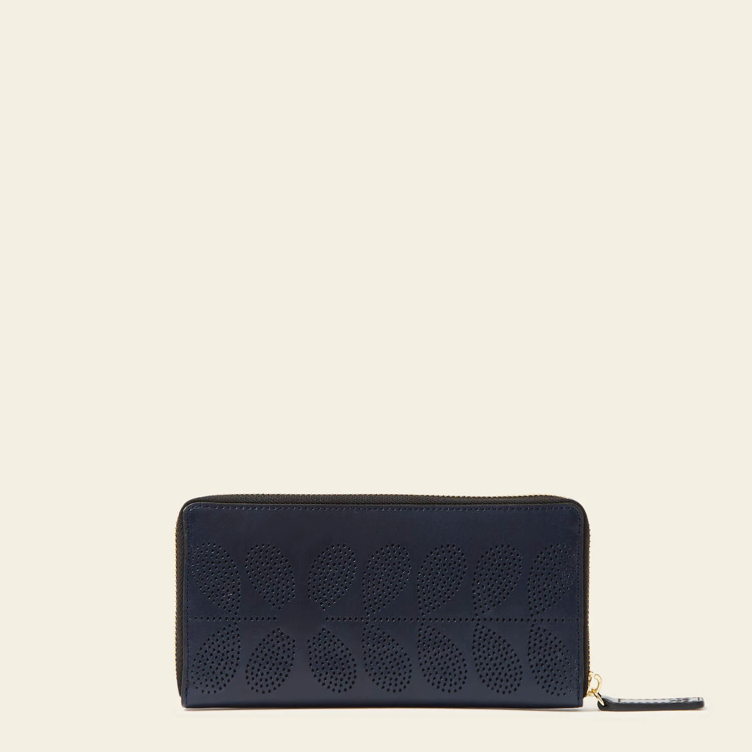 Forget Me Not Wallet - Navy Punched Flower - Image 3