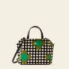 Concertina Crossbody Tote - Jewel Flower Polka Dot