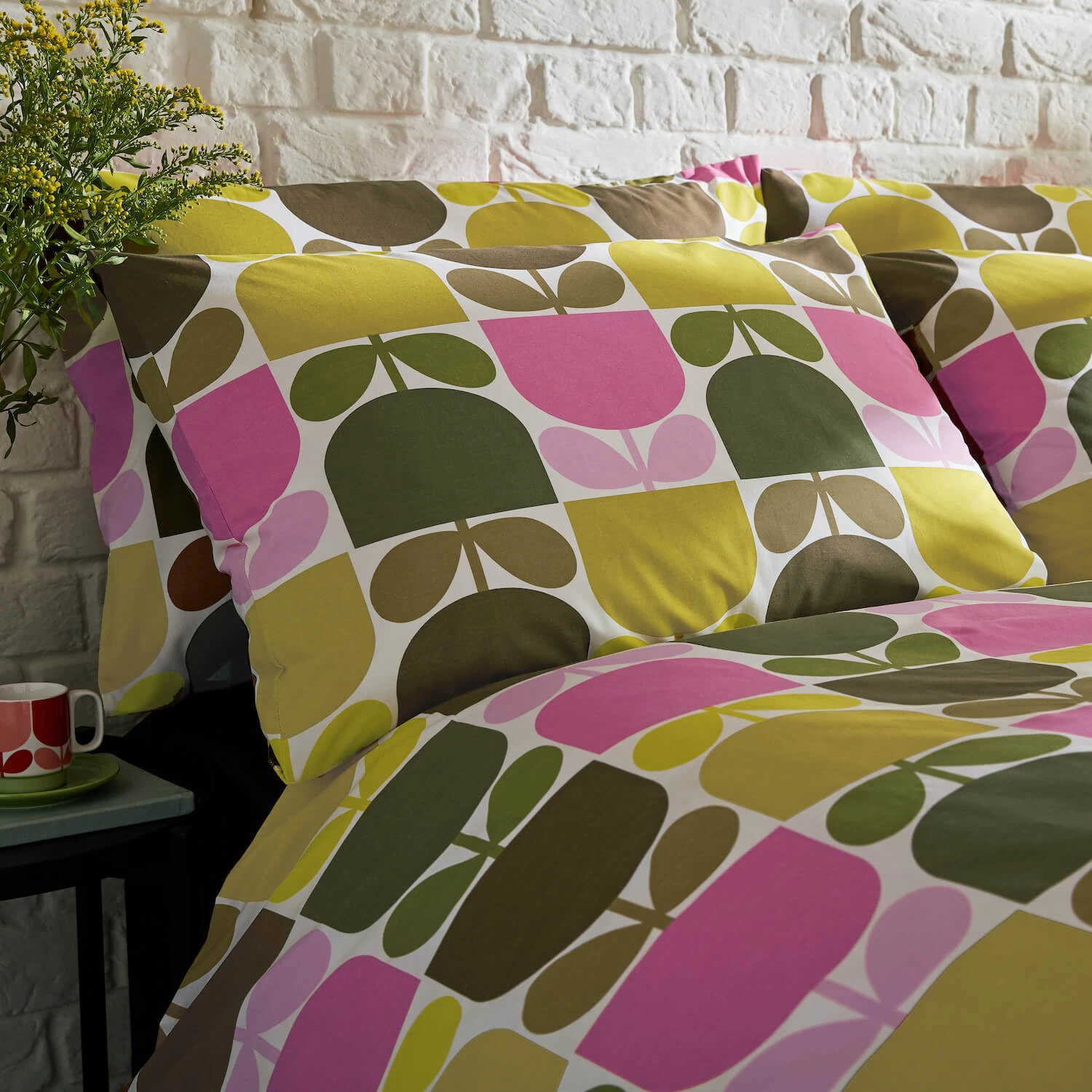 Multi Block Stem Bed Linen - Multi - Image 3