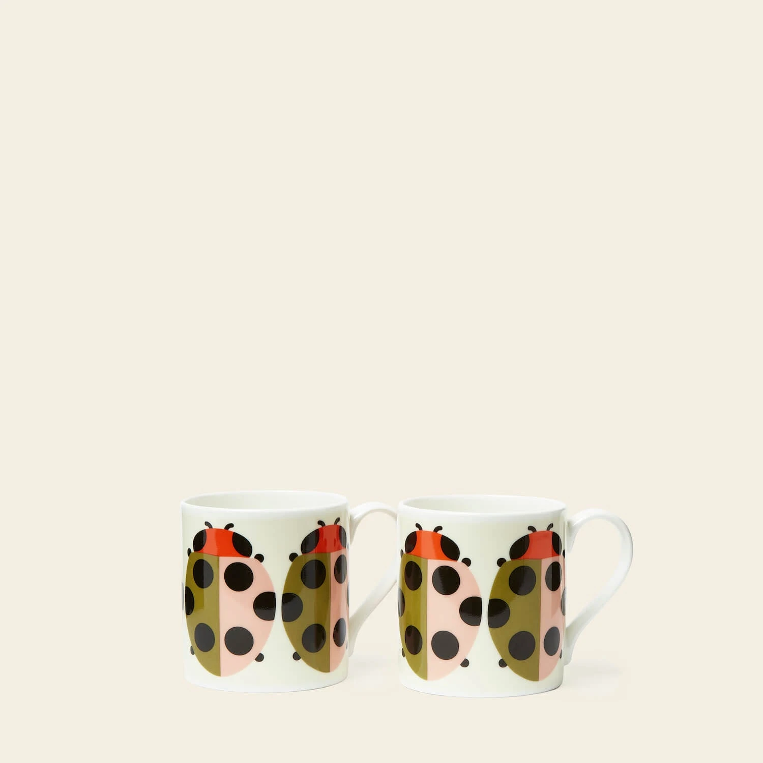Standard Mug Set Of 2 - Lady Bug Tomato - Image 2