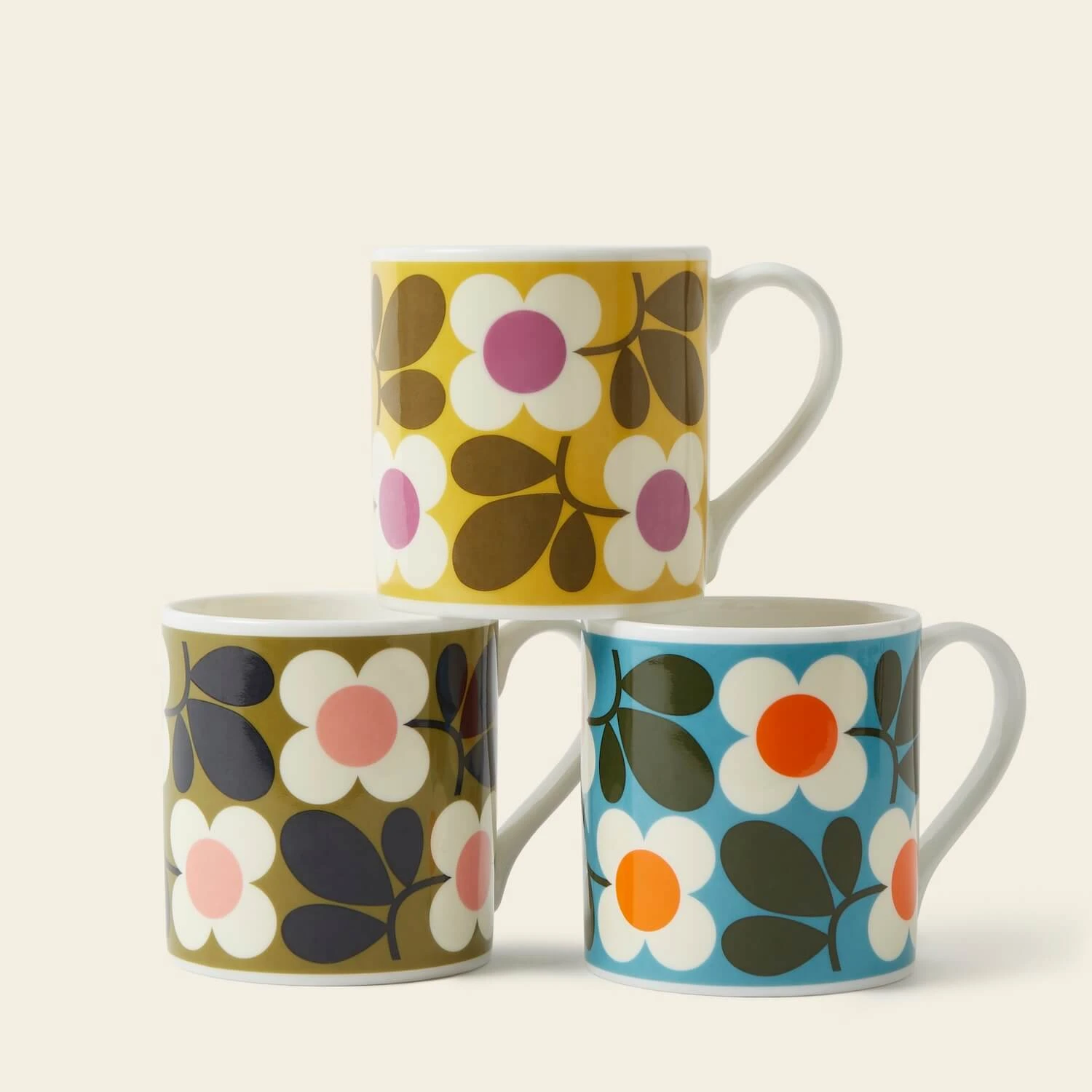 Large Mug Set Of 3 - Floret