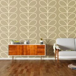 Giant Linear Stem Stone Wallpaper - 52cm X 10m